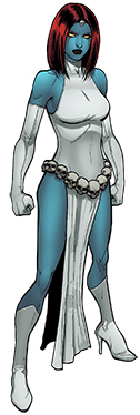 Less revealing Mystique costume from comic book