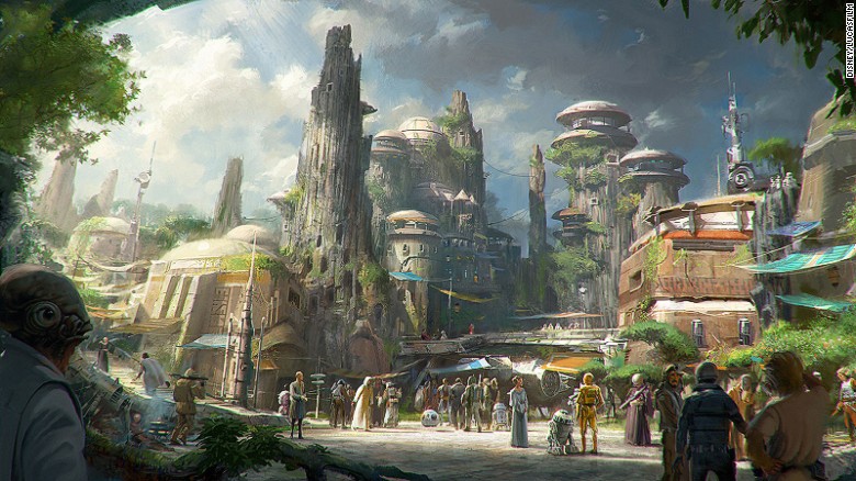 Star Wars theme park Disneyworld
