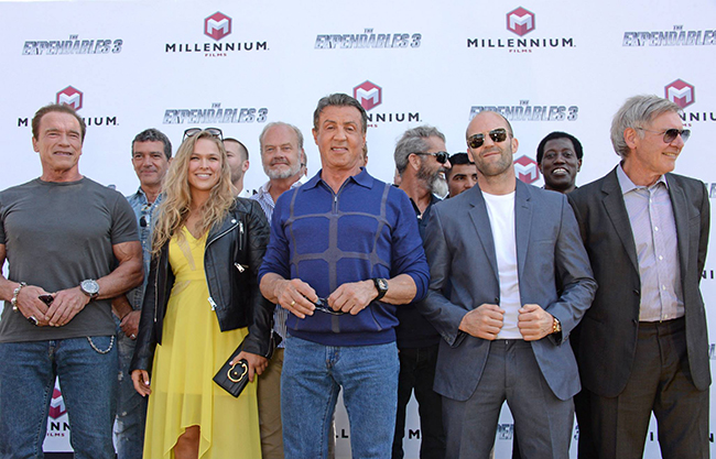 The Expendables 3 cast on the red carpet at Cannes 2014