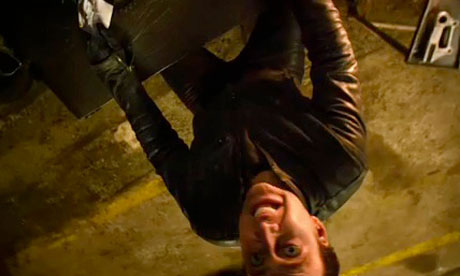 upside down camera angle from Ghost Rider 2: Spirit of Vengeance