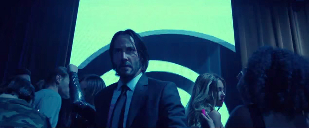 Keanu Reeves is relentless in John Wick as he chases Iosef across the dancefloor in the Red Circle Club