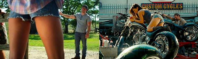 Michael Bay's crotch shots from Transformer movies
