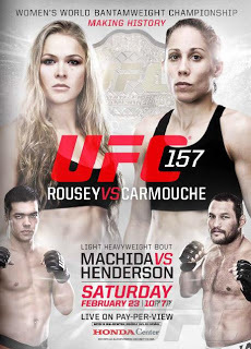 Rousey vs Carmouche Making History poster