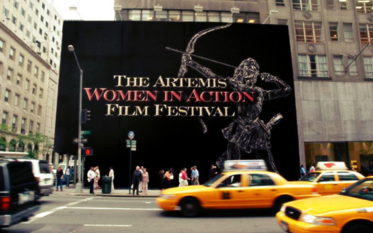 Artemis Women in Action Film Festival wall