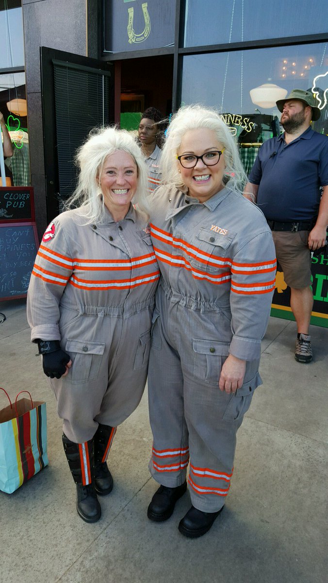Luci Romberg and Melissa McCarthy in Ghostbusters