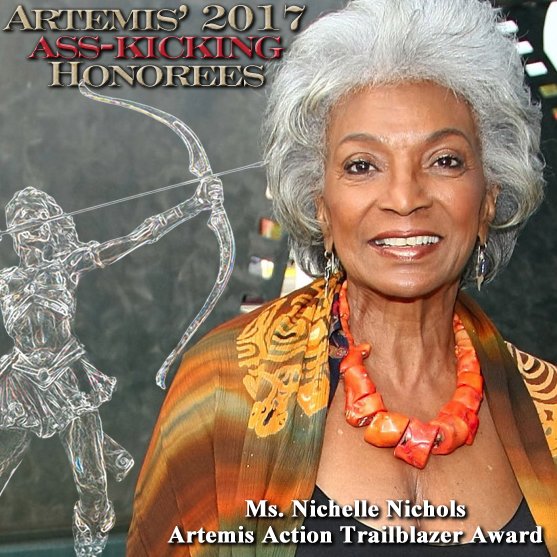 Aretemis Women in Action Film Festival Honoree Nichelle Nichols Action Trailblazer Award