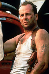 Bruce Willis as John McLane in Die Hard