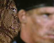 Greatest Action Movie moment ever Rambo: First Blood Part II wall of mud
