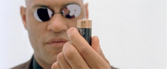 The Matrix movie battery