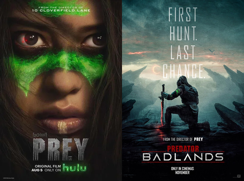 Prey and Predator: Badlands movie posters