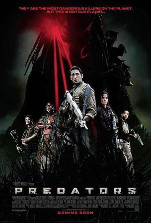 Predators movie poster with cast members