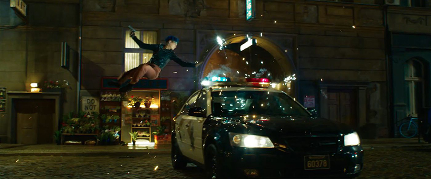 Jade-Eleena Dregorius and Jessica Henwick stunt in The Matrix Resurrections