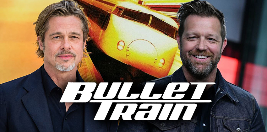 Brad Pitt and David Leitch Bullet Train movie