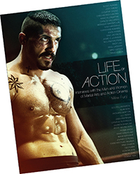 Mike Fury's Life of Action book cover showing Scott Adkins as Boyka