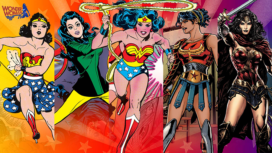 Wonder Woman comic book versions