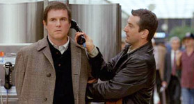 Midnight Run Charles Grodin and Robert De Niro scene in airport where DeNiro lets him make a phone call