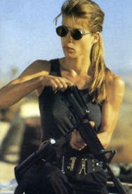Bad Ass Action Movie character Sarah Connor
