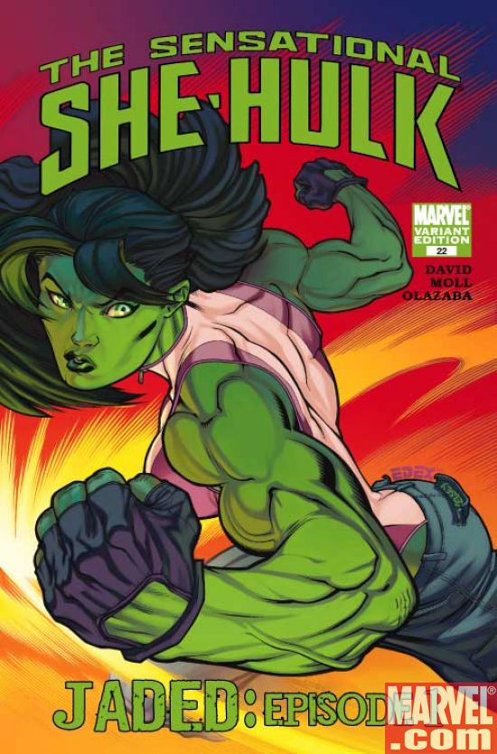 She-Hulk comic book cover