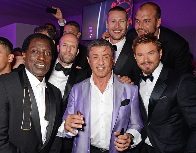The Expendables 3 cast at Cannes
